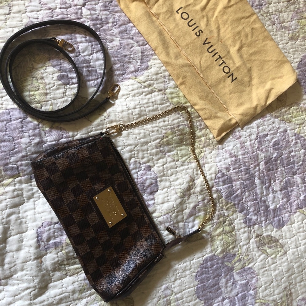 Louis Vuitton Eva Clutch Damien Ebene